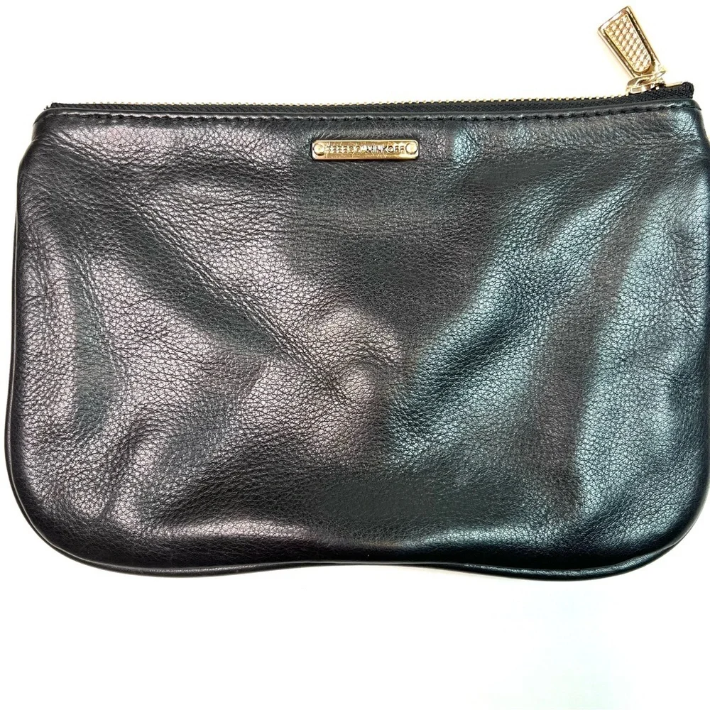 Rebecca Minkoff Skinny Mac Black Leather Clutch Wristlet - Picture 4 of 12